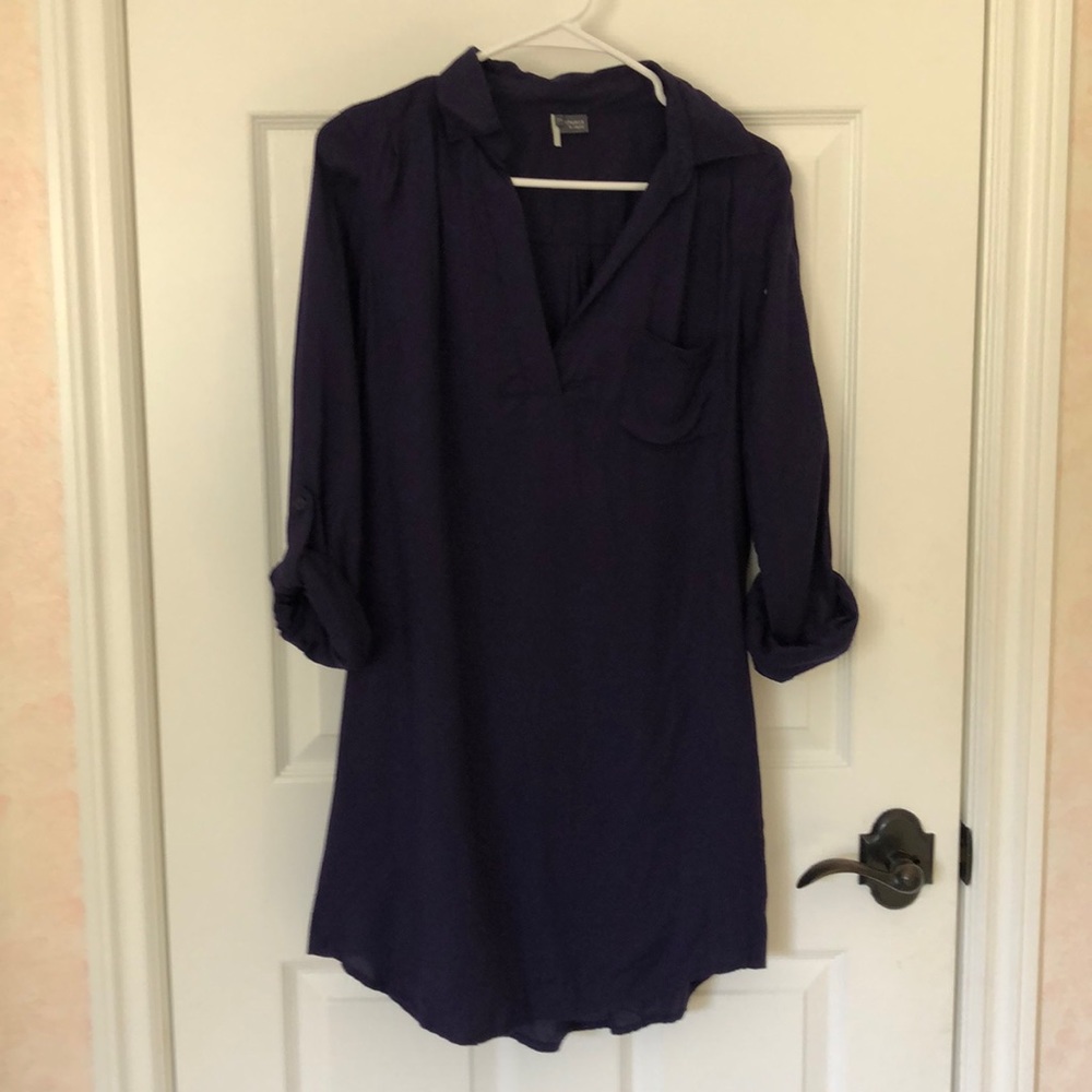 Sparkle and Fade UO Purple Shirtdress, M